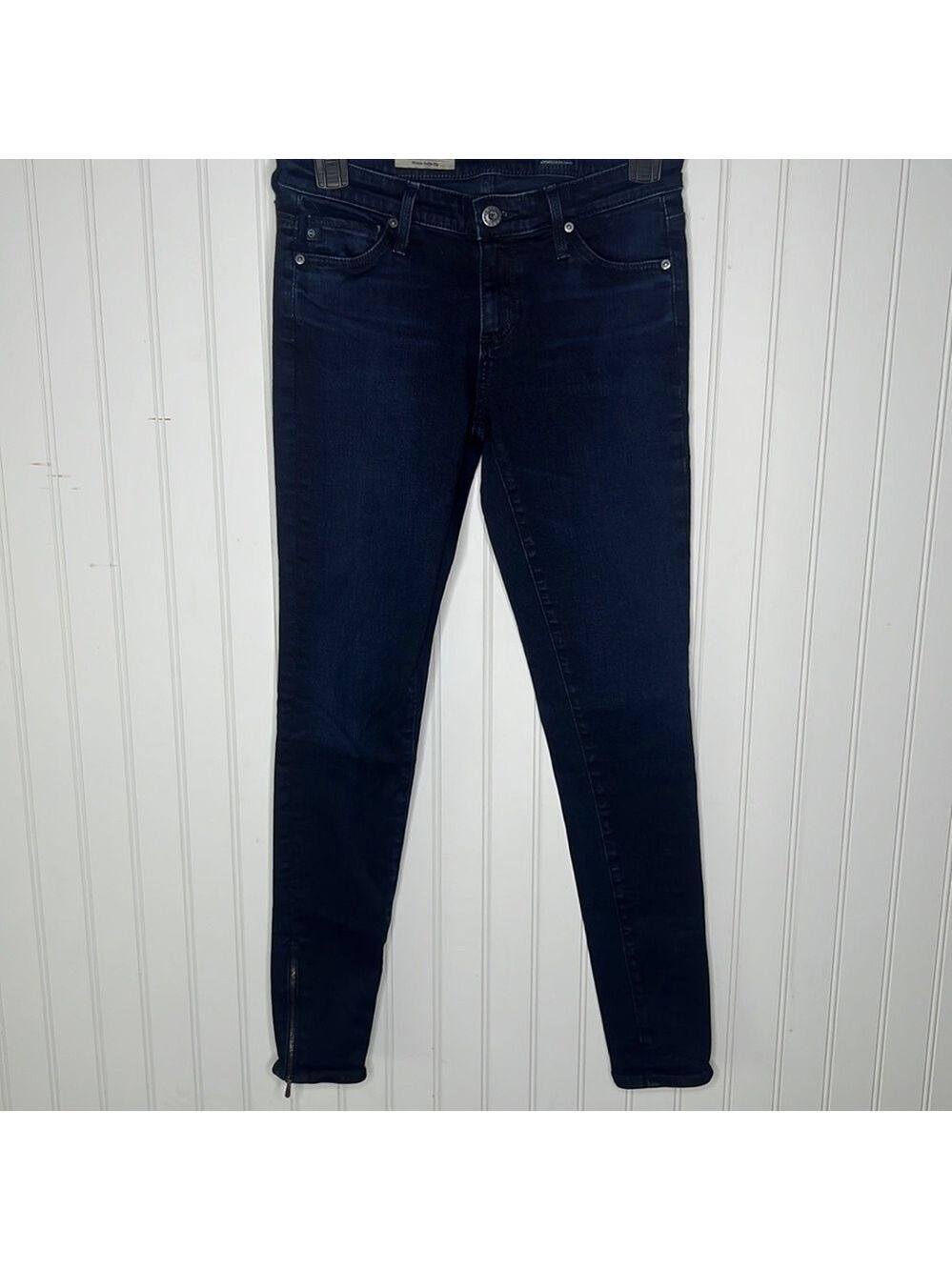 AG Adriano Goldschmied The Zip Up Legging Ankle Jeans Size 25R